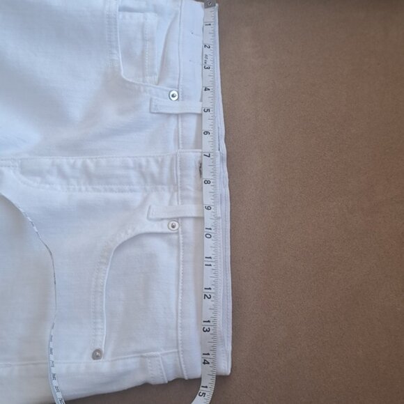 Veronica Beard Beverly Slinny Flare Highrise White Jeans Sz27/4 EUC - Picture 7 of 10
